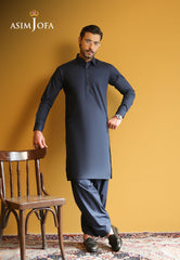 Asim Jofa Unstitched 2 Piece Egyptian Cotton Men's Eid Edit-AJUBM-08