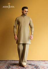 Asim Jofa Unstitched 2 Piece Egyptian Cotton Men's Eid Edit-AJUBM-01