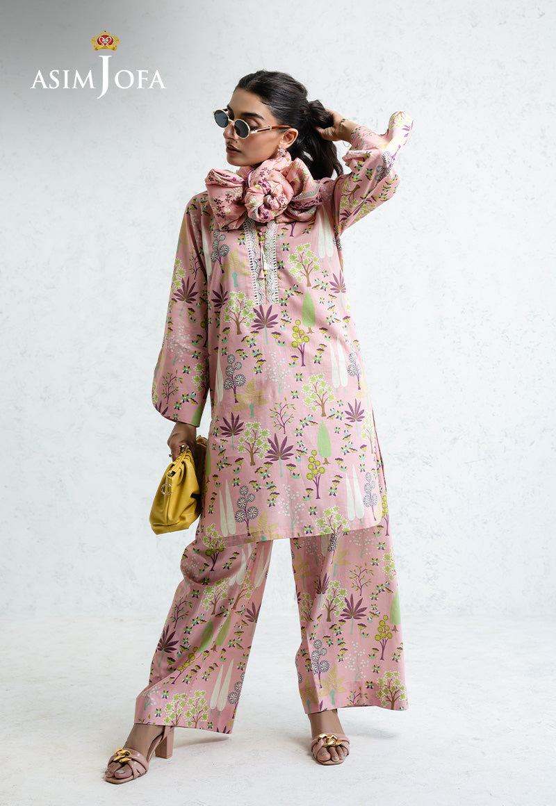 Daily Pret By Asim Jofa Stitched 3 Piece Cambric Collection'2025-AJPB-218