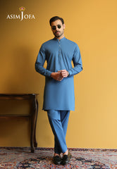 Asim Jofa Unstitched 2 Piece Egyptian Cotton Men's Eid Edit-AJUBM-09