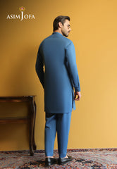 Asim Jofa Unstitched 2 Piece Egyptian Cotton Men's Eid Edit-AJUBM-09