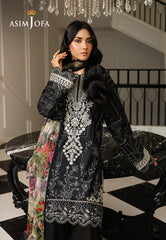 Monochrome by Asim Jofa Unstitched 3 Piece Lawn AJMCH-12