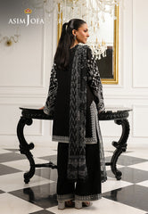 Monochrome by Asim Jofa Unstitched 3 Piece Lawn AJMCH-04