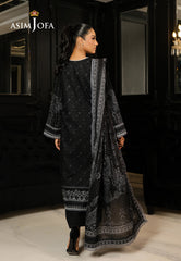 Monochrome by Asim Jofa Unstitched 3 Piece Lawn AJMCH-18