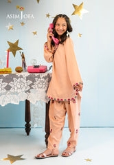 Asim Jofa Stitched 2 Piece Kids Luxury Pret Suit-AJKLP-04