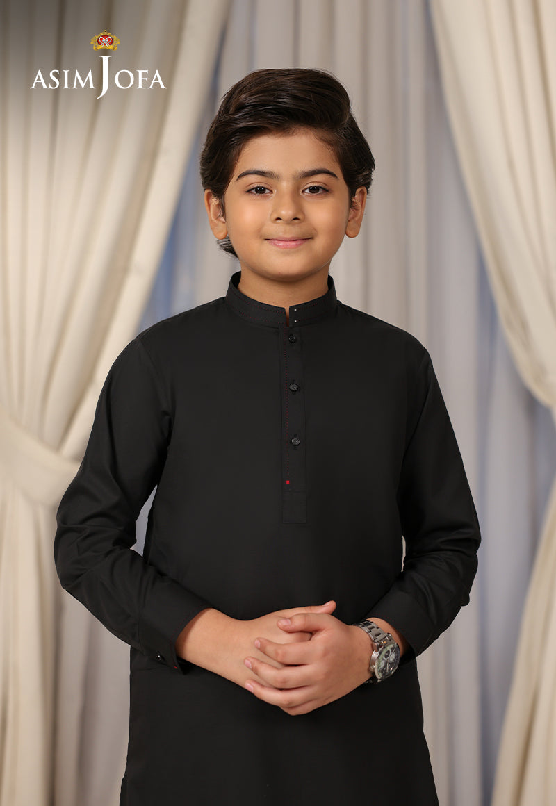 Ethnic Rtw By Asim Jofa Kids Stitched 2 Piece Collection'2025-Ajbsk-01