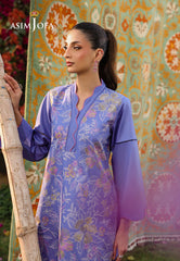 The Minimal Pret By Asim Jofa Stitched 2 Piece Cambric Collection-AJPB-180