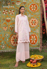 The Minimal Pret By Asim Jofa Stitched 2 Piece Cambric Collection-AJPB-182