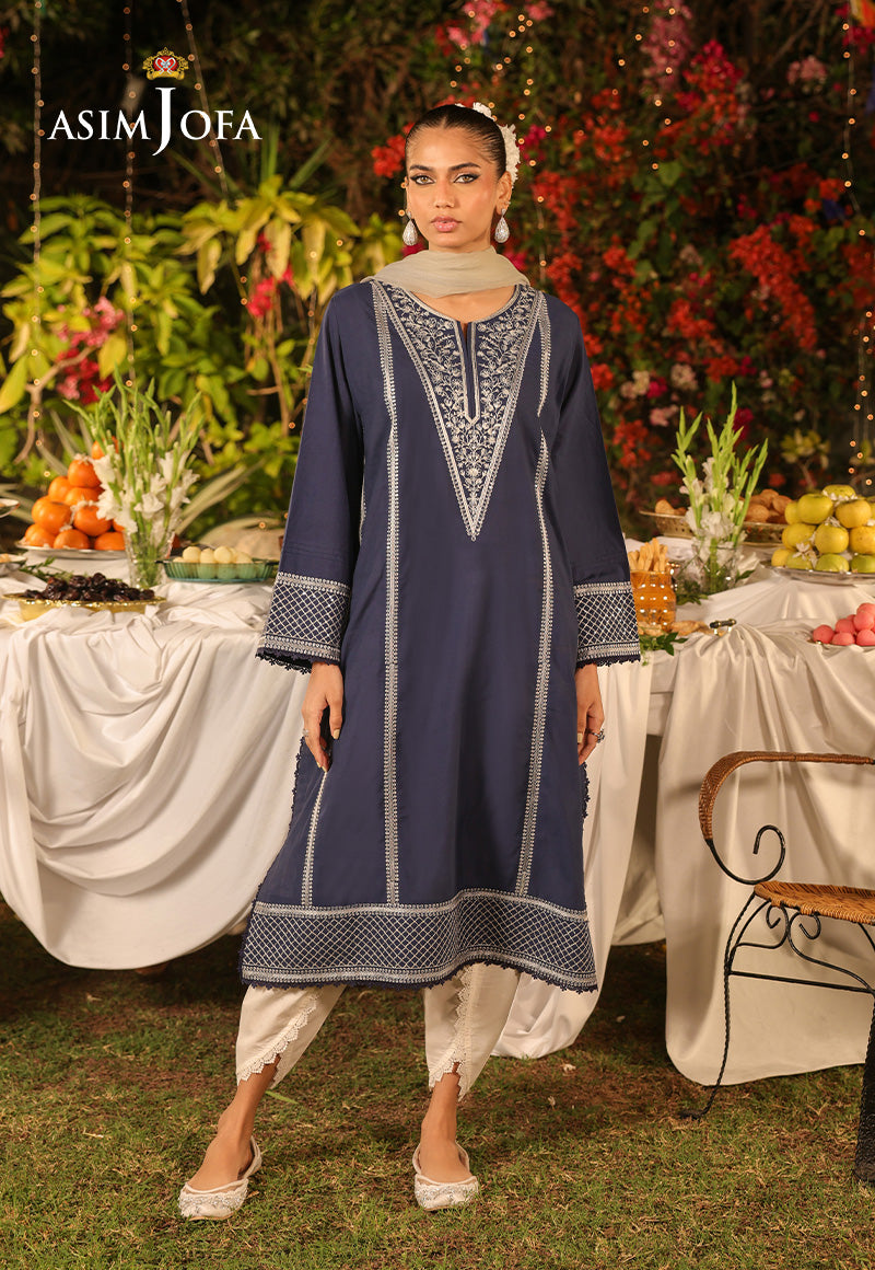The Minimal Pret By Asim Jofa Stitched 2 Piece Cambric Collection-AJPB-179