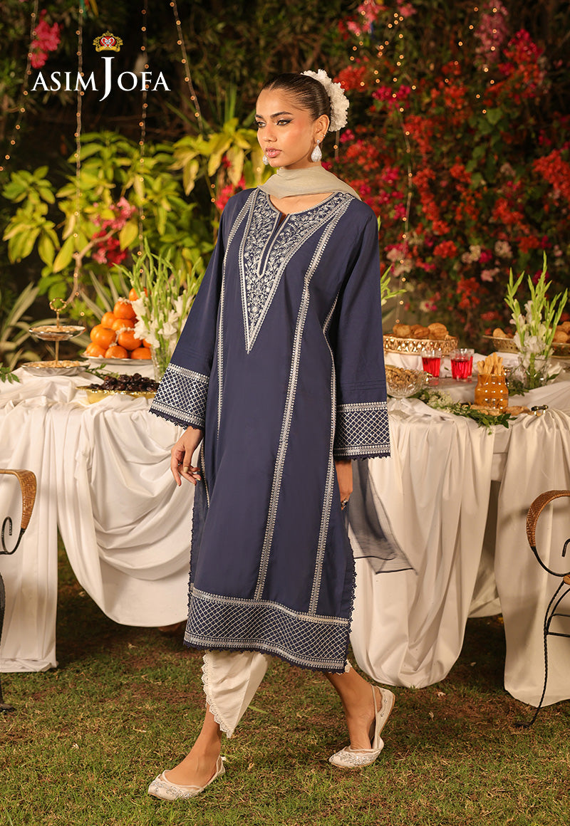 The Minimal Pret By Asim Jofa Stitched 2 Piece Cambric Collection-AJPB-179