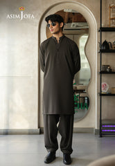 Asim Jofa Stitched Men's Premium Blended Suit-AJMRW-42