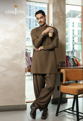 Asim Jofa Stitched Men's Premium Blended Suit-AJMRW-43