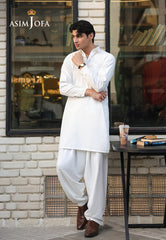 Asim Jofa Stitched Men's Premium Blended Suit-AJMRW-40