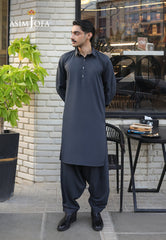 Asim Jofa Stitched Men's Premium Blended Suit-AJMRW-37