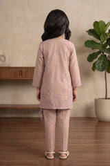 Aroob Stiched 3 Piece Summer Suit-D-0274-BEIGE