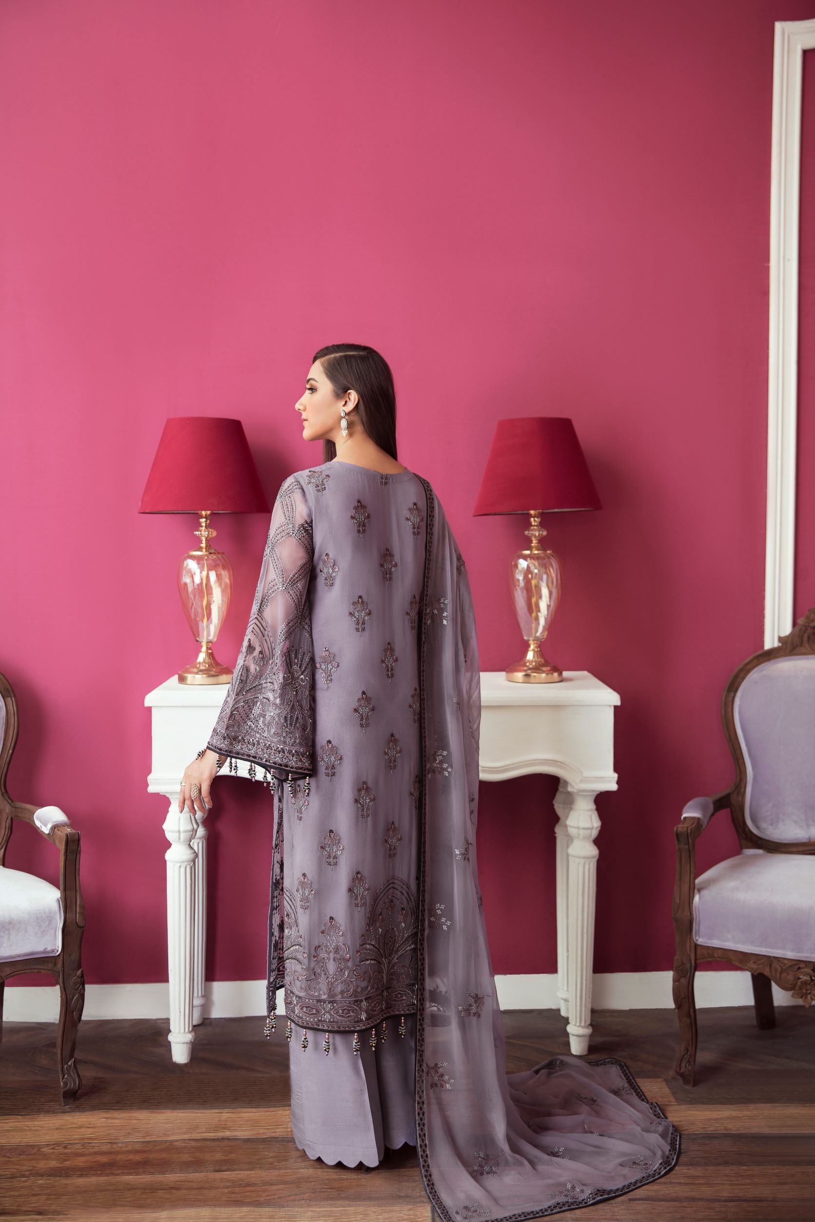 Safeera By Flossie Unstitched 3 Piece Formals Vol-09 Collection'2025-Excalibur (A)
