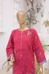 Oswah By Suntex Stitched 2 Piece Co Ords Printed Lawn Suit-Magenta