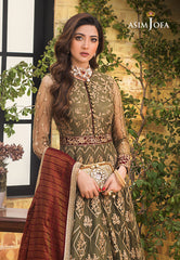 Asim Jofa Limited Edition Vol-1 2021 Ajle-06 Embroidered Net 2 Pcs