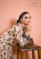 Asim Jofa Gul Rung Pret Collection Ajgr-01 Printed Cotton Silk 1 Pcs