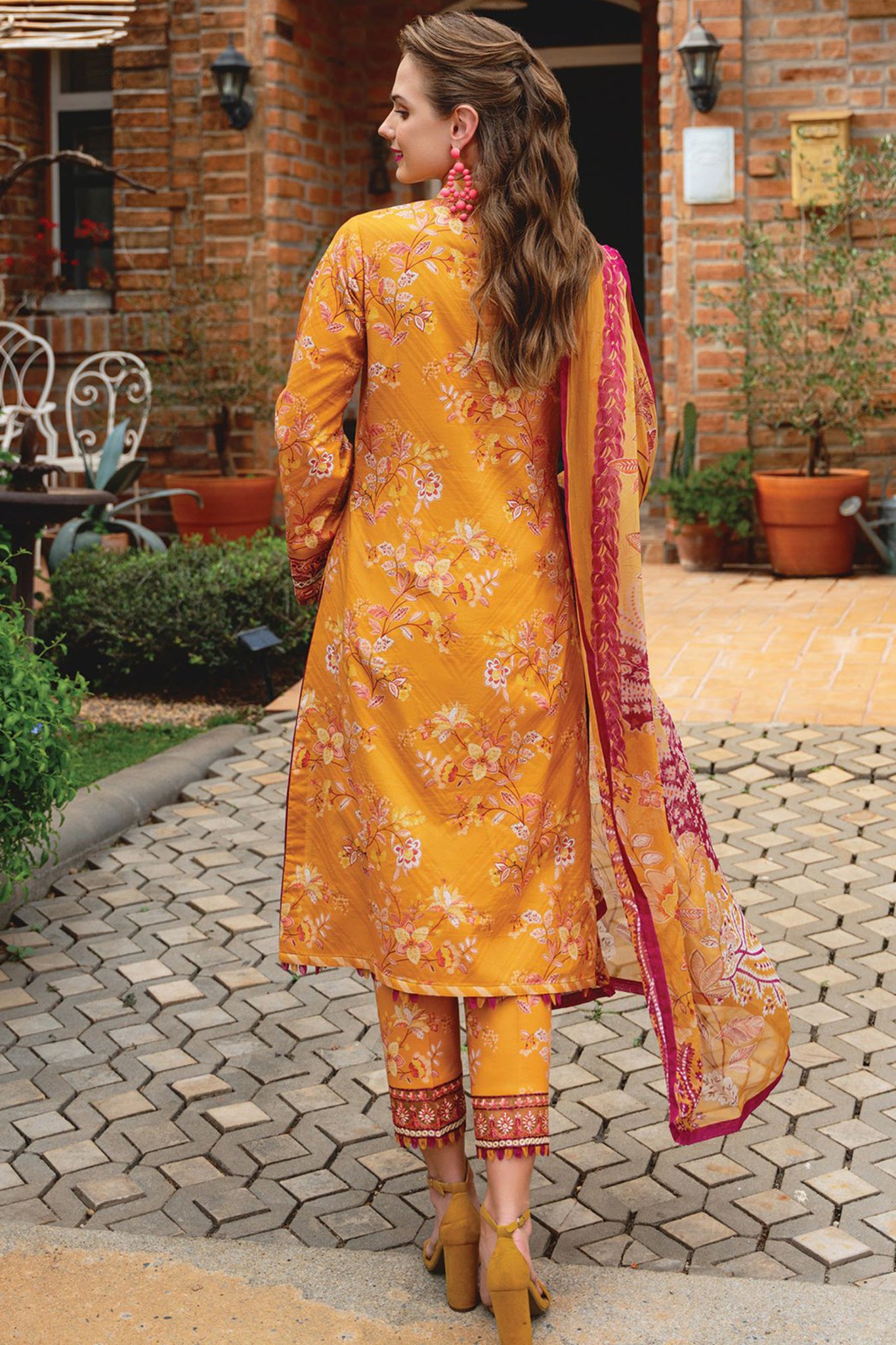 The Enchanted Garden By Gulaal Unstitched 3 Piece Lawn Vol-02 Collection'2024-GL-02-Florence