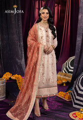 Asim Jofa Dastaan Ajda-13 Embroidered Chiffon 3 Pcs