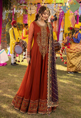 Asim Jofa Dastaan Ajda-19 Embroidered Chiffon 2 Pcs