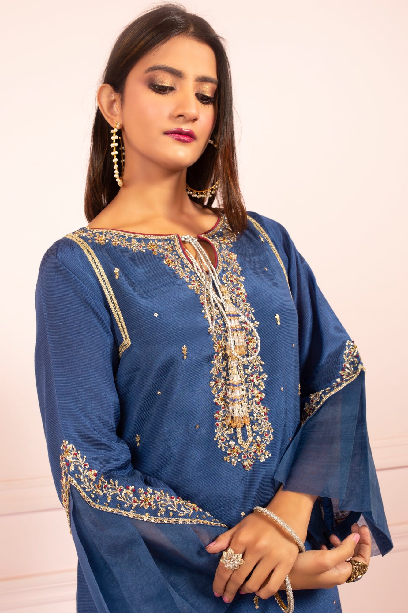 Soughaat By Zaaviay Stitched Shehnai (Kurti Only)