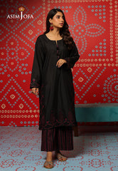 Asim Jofa Tara Sitara Ajtm-05 - 2 Pcs Embroidered Raw Silk 2 Pcs
