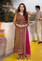 Asim Jofa Dastaan Ajda-22 Embroidered Chiffon 3 Pcs