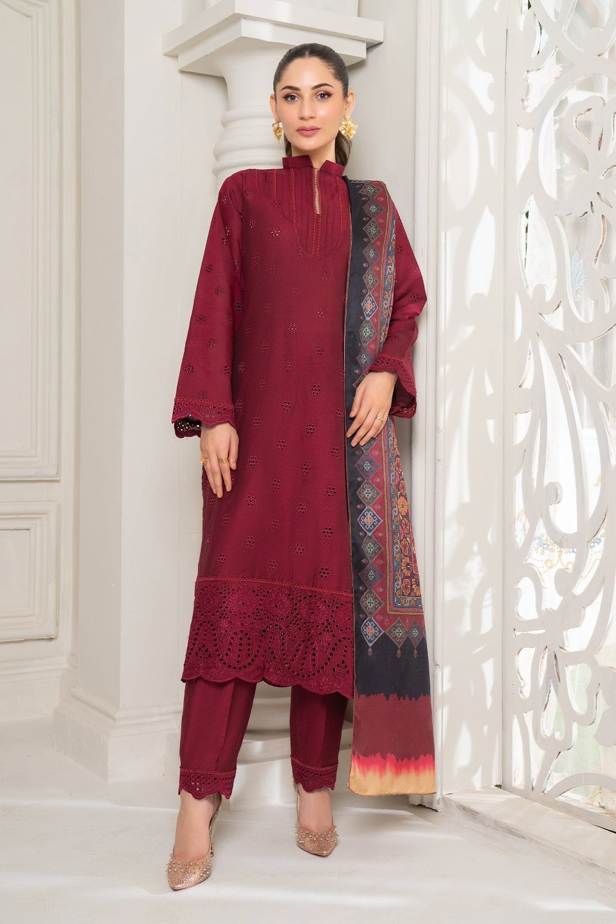 Winter Whisper by Panache Apparel Stitched Collection-Wild Rose