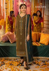 Asim Jofa Dastaan Ajda-16 Embroidered Chiffon 3 Pcs