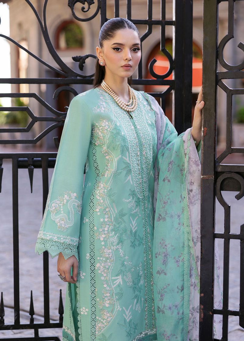 Bloom By Saira Shakira Unstitched 3 Piece Luxury Lawn Collection'2025-03-B-Chloe