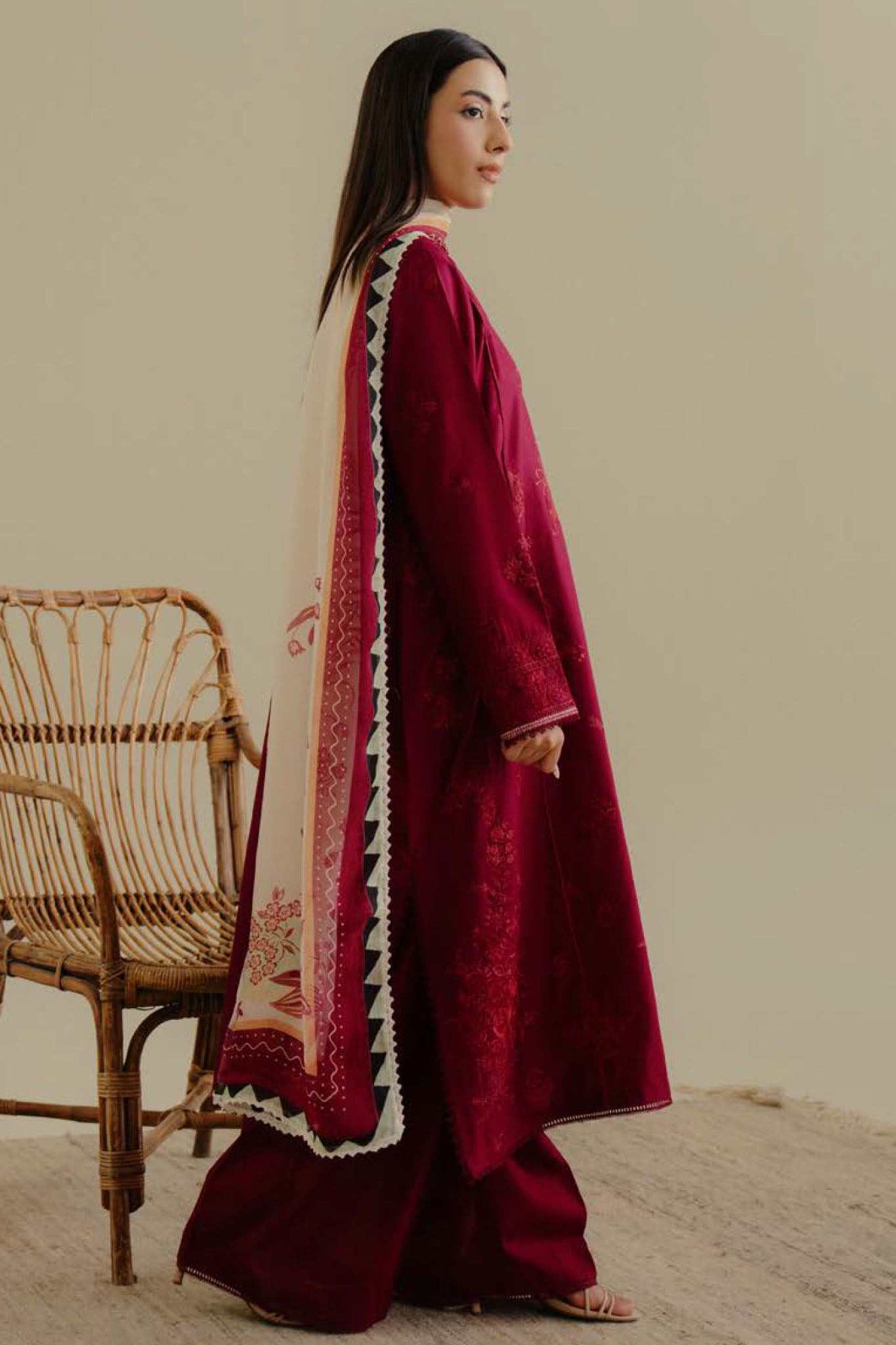 COCO By Zara Shah Jahan Unstitched 3 Piece Lawn Drop 2 Collection'2025-03-B-Luleh
