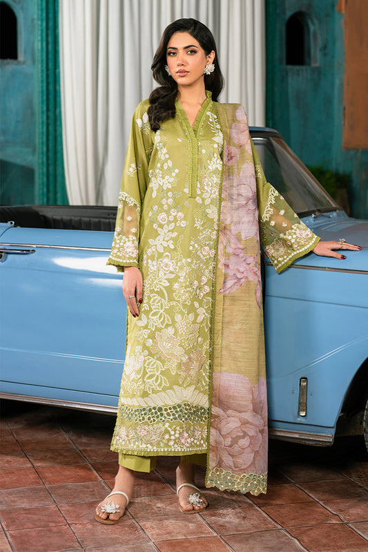 Lamhay By Zarif Unstitched 3 Piece Luxury Eid Lawn Collection-03-Hirram