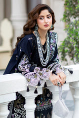 Sophie By Mahnur Unstitched 3 Piece Luxury Lawn Collection'2025-03-Lila