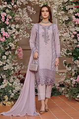 Hazel By Guzel Stitched 3 Piece Festive Formals with Clutch Collection'2024-03-Lily