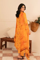 Festive Edit By Sahar Unstitched 3 Piece Emb Lawn Collection-03-Marmalade Meadow