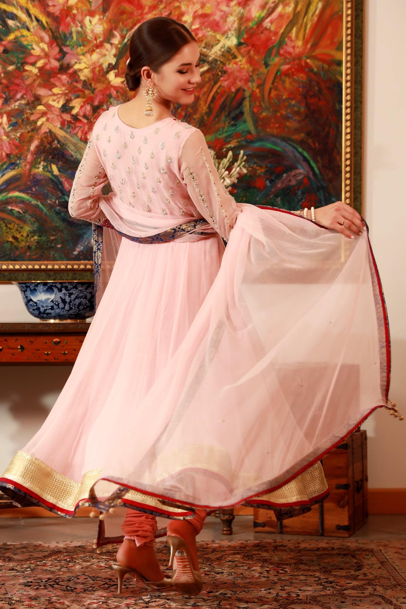 Neher By Zaaviay Stitched Boohey Barian (Ready To Wear - Three Piece)