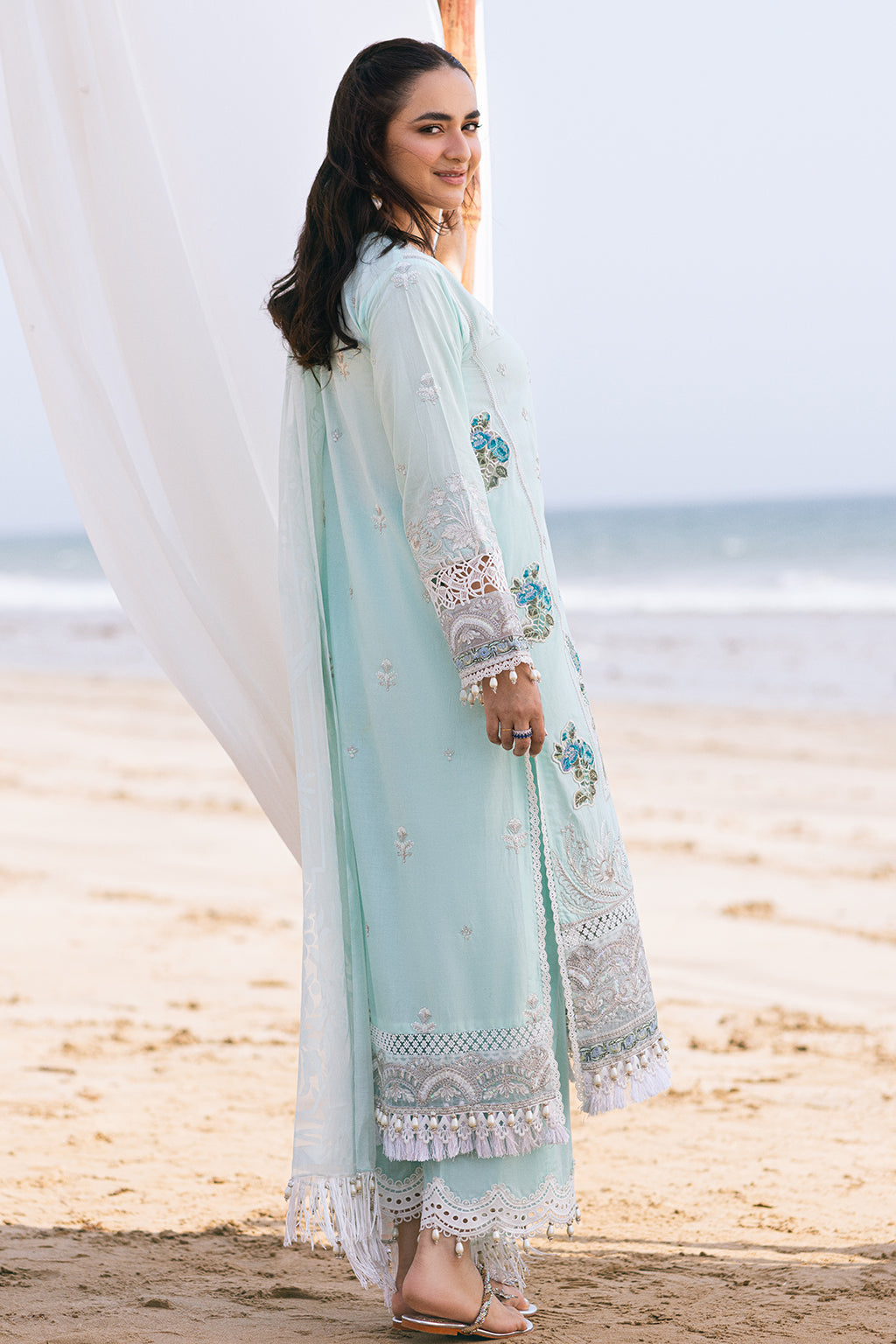 Zarposh Unstitched 3 Piece Summer Collection-Divine
