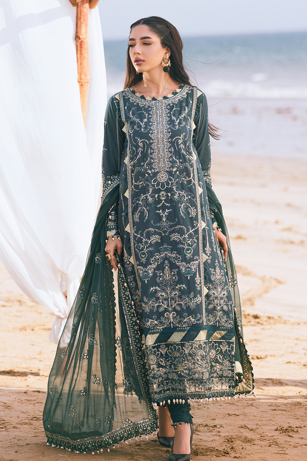 Zarposh Unstitched 3 Piece Summer Collection-Mala