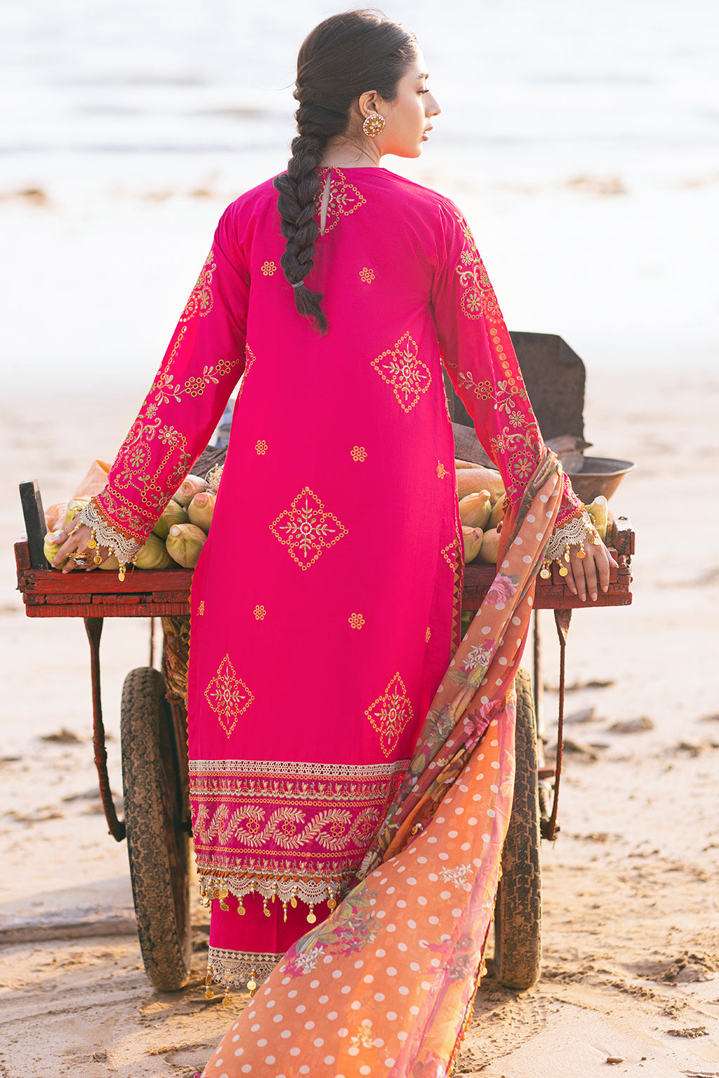 Zarposh Unstitched 3 Piece Summer Collection-Zinnia