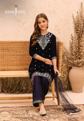 Asim Jofa Velvet Kids Pret Ajkv-02 Embroidered Velvet 3 Pcs