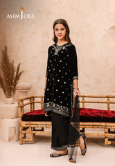 Asim Jofa Velvet Kids Pret Ajkv-01 Embroidered Velvet 3 Pcs