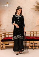 Asim Jofa Velvet Kids Pret Ajkv-01 Embroidered Velvet 3 Pcs