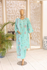 Oswah By Suntex Stitched 3 Piece Printed Lawn Suit-OS-2677