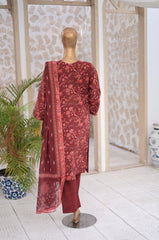 Oswah By Suntex Stitched 3 Piece Printed Lawn Suit-OS-2678