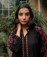 Rozmara By Kross Kulture Stitched 2PC - Khaddar Solid Suit Collection'2025-0001256-XSM-BLK