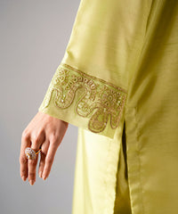 Zarqash By Kross Kulture Stitched 2PC - Raw Silk Suit Collection'2025-0001871-XSM-OLI