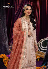 Asim Jofa Dastaan Ajda-13 Embroidered Chiffon 3 Pcs