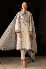 Zarif Unstitched 3 Piece Emb Lawn Summer Suit-ZF-03-Yara